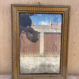 Mirror period louis XVI late eighteenth hau 60 x 44 cm