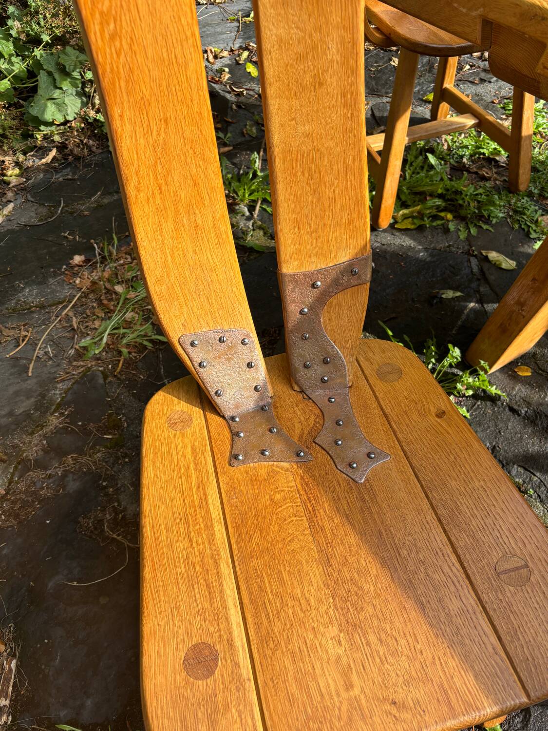 De puydt brutalist dining room set 1970