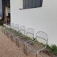 Set of 6 chrome metal design chairs from the 1970s.