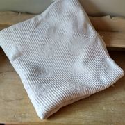 Dessus de lit en coton blanc  tissé , lit 1 place