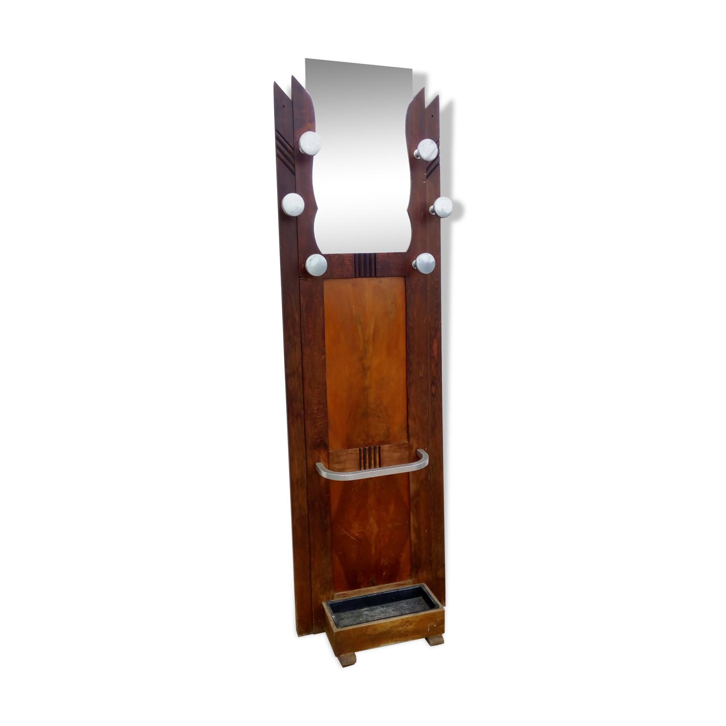 Locker room coat door