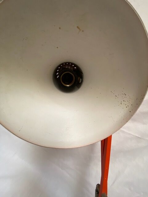 Orange architect's lamp, 1970