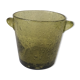 The 1970s vintage blown glass ice bucket