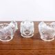 Set de 3 coquetiers WMF en verre