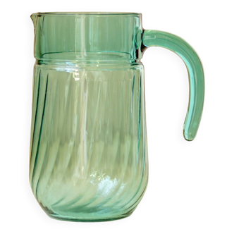 Turquoise pitcher - made in France