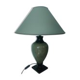 Living room lamp to pose, green ceramic foot