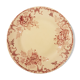 Assiette en faïence à décor de fleurs