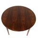 Scandinavian dining table in rosewood, Rosengren, Denmark.