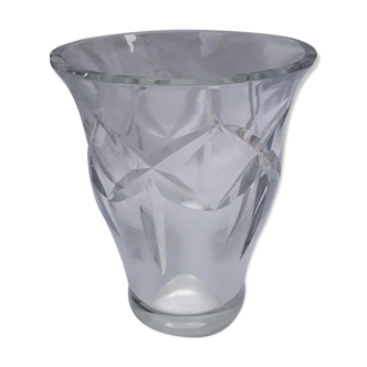 Baccarat, saint-louis crystal vase, model camargue