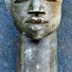 Large african sculpture in steatite stone signed lewanga – art