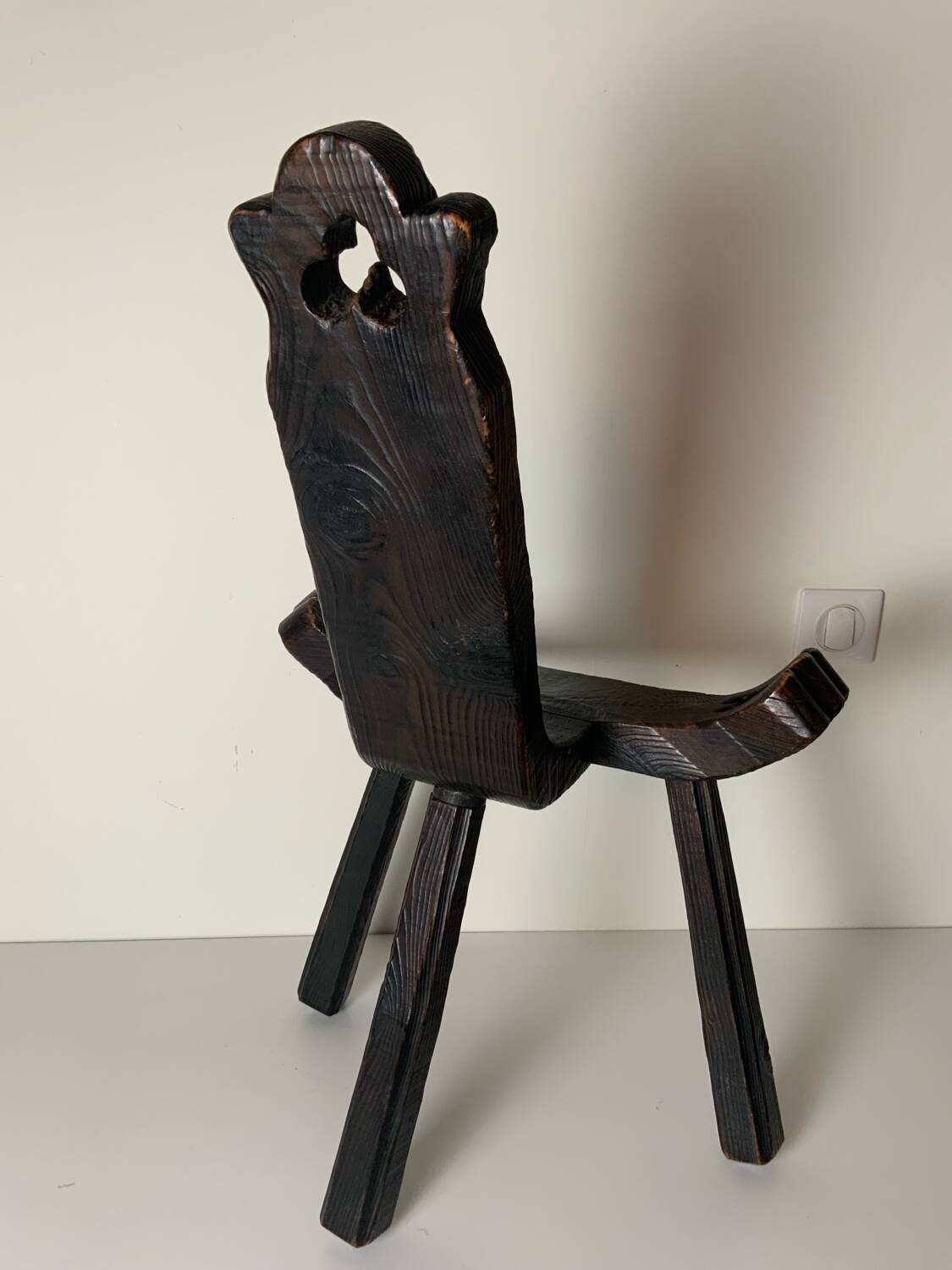 Brutalist pair of chairs