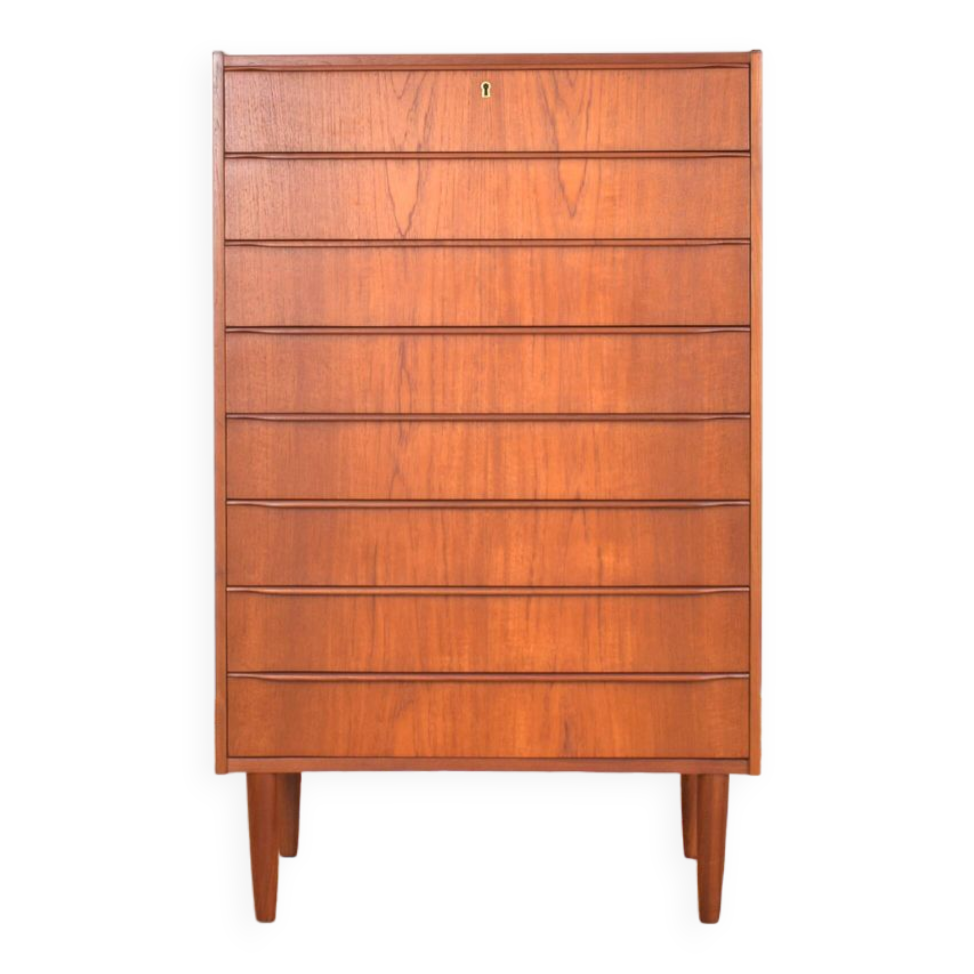 Mid-Century Danish Teak Chest of Drawers, 1960s.