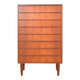 Mid-Century Danish Teak Chest of Drawers, 1960s.