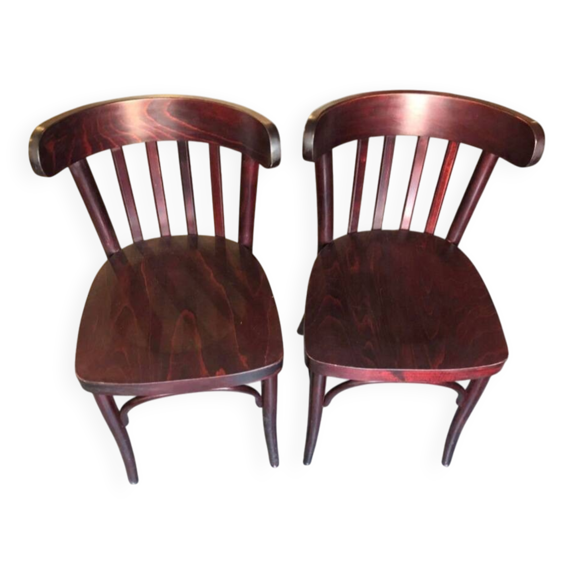 Pair of vintage bistro chairs