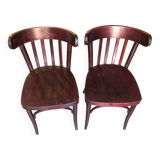 Paire de chaises bistrot vintage