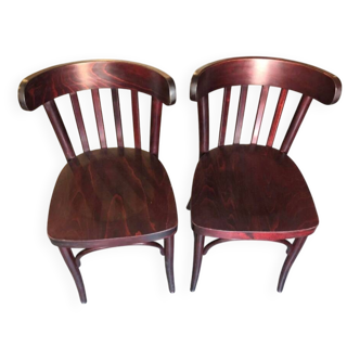 Pair of vintage bistro chairs