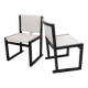 Paire de chaises moderniste