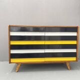 Commode à tiroirs U-453 du milieu du siècle par Jiri Jiroutek, Tchécoslovaquie, années 1960