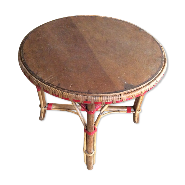 Table d’appoint en rotin