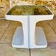 Table d'appoint Vintage sur roulettes avec rangement, édition Flair 1970s