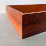 Vintage storage boxes rosewood