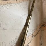Old brass telescope from the 19th century