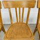 4 chaises bistrot, bois, années 60