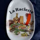 Lourioux porcelain raclette service created by Philippe Deshoulières
