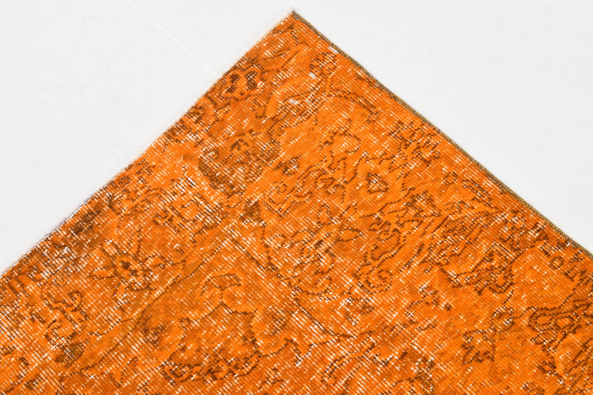 6x9 Pumpink orange vintage rug 181x287Cm SK 3400