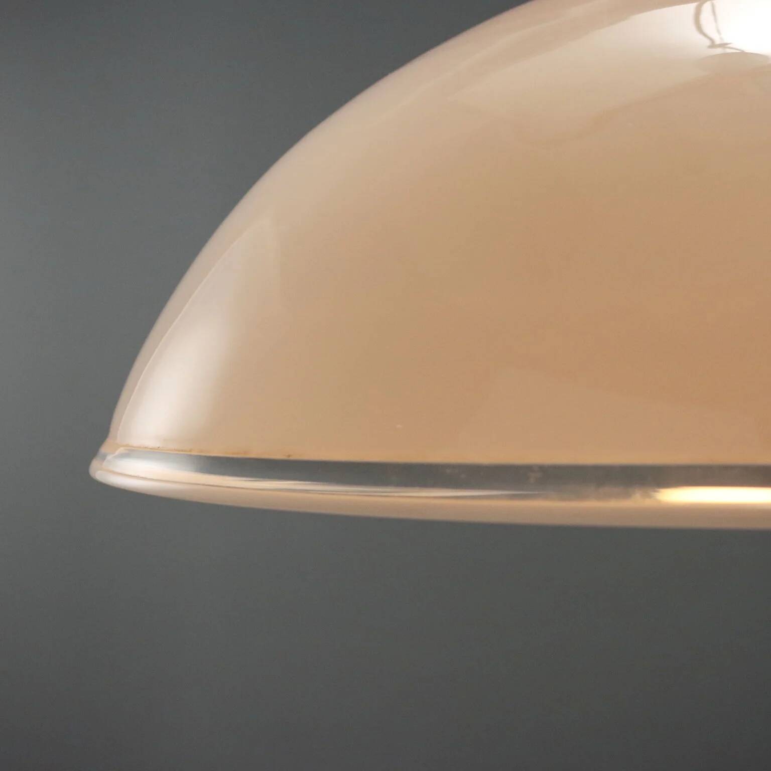 Vintage iGuzzini lamp in methacrylate, Italian design, 1970s.