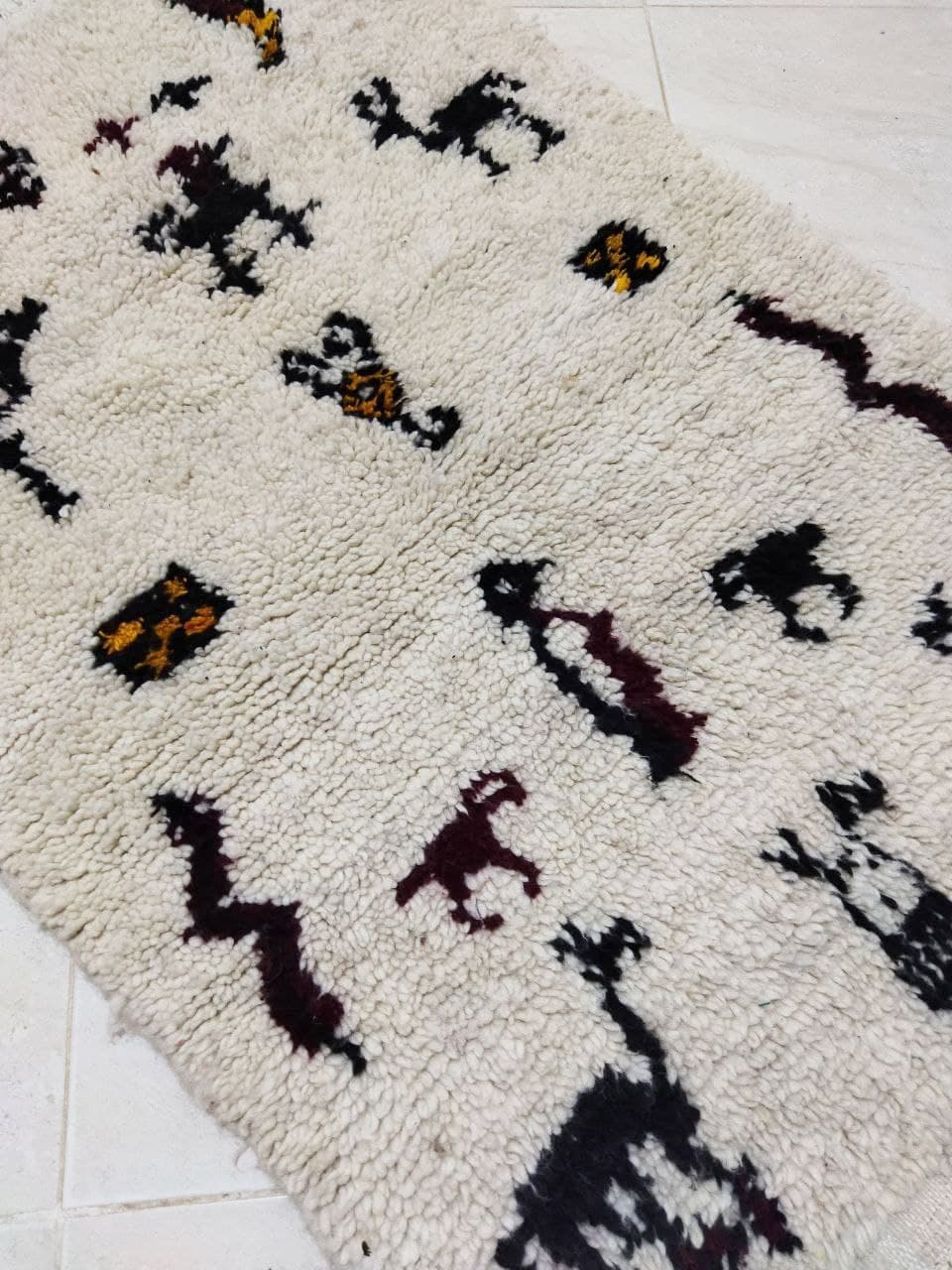 Tapis berbere marocain 125x82cm