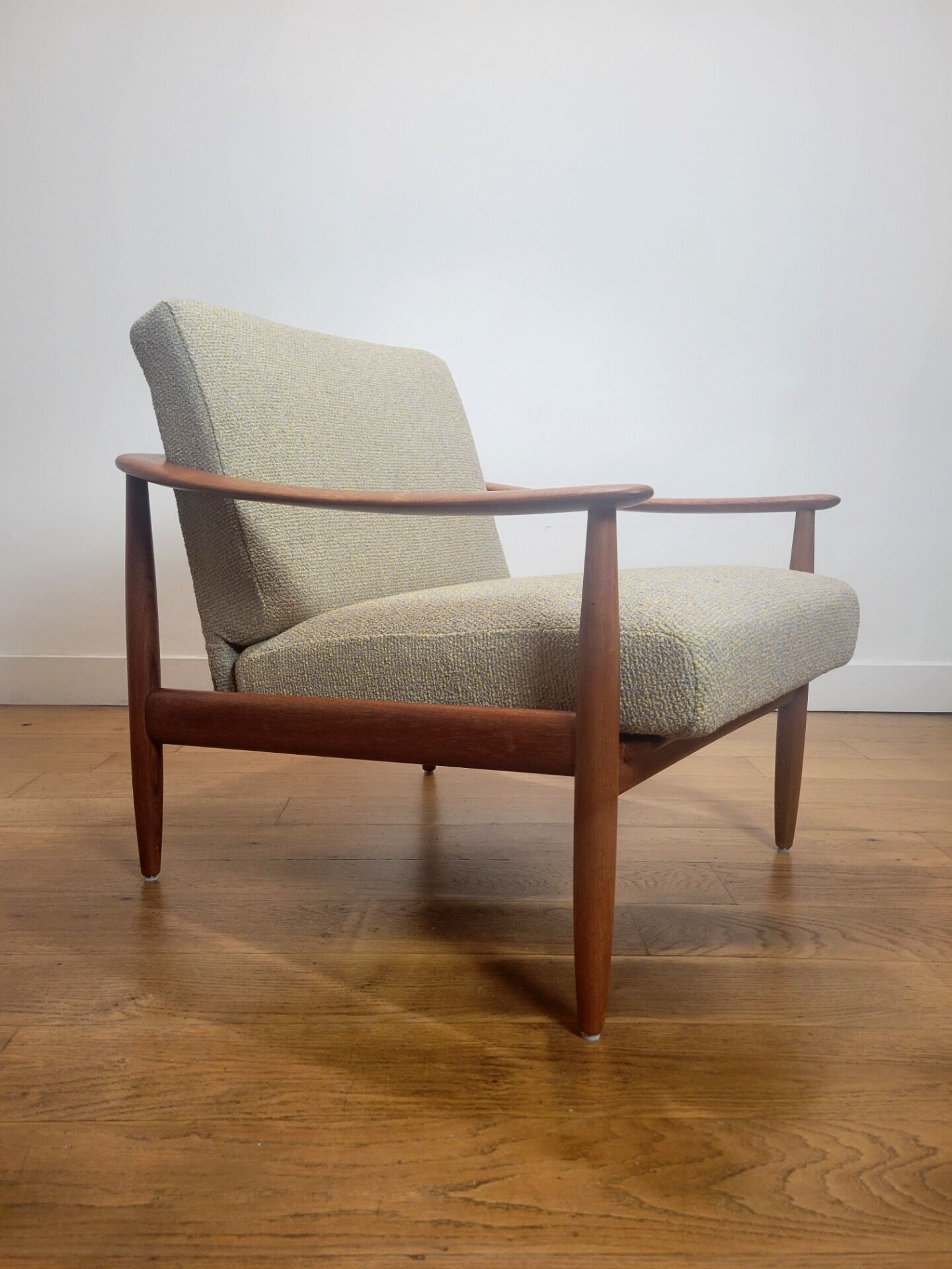Vintage lounge chair in teak by Carl Straub, 1960
