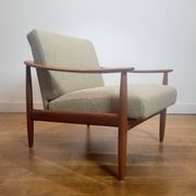 Vintage lounge chair in teak by Carl Straub, 1960