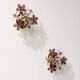 Murano flower wall sconces