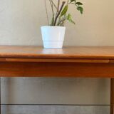 Vintage teak table with extensions