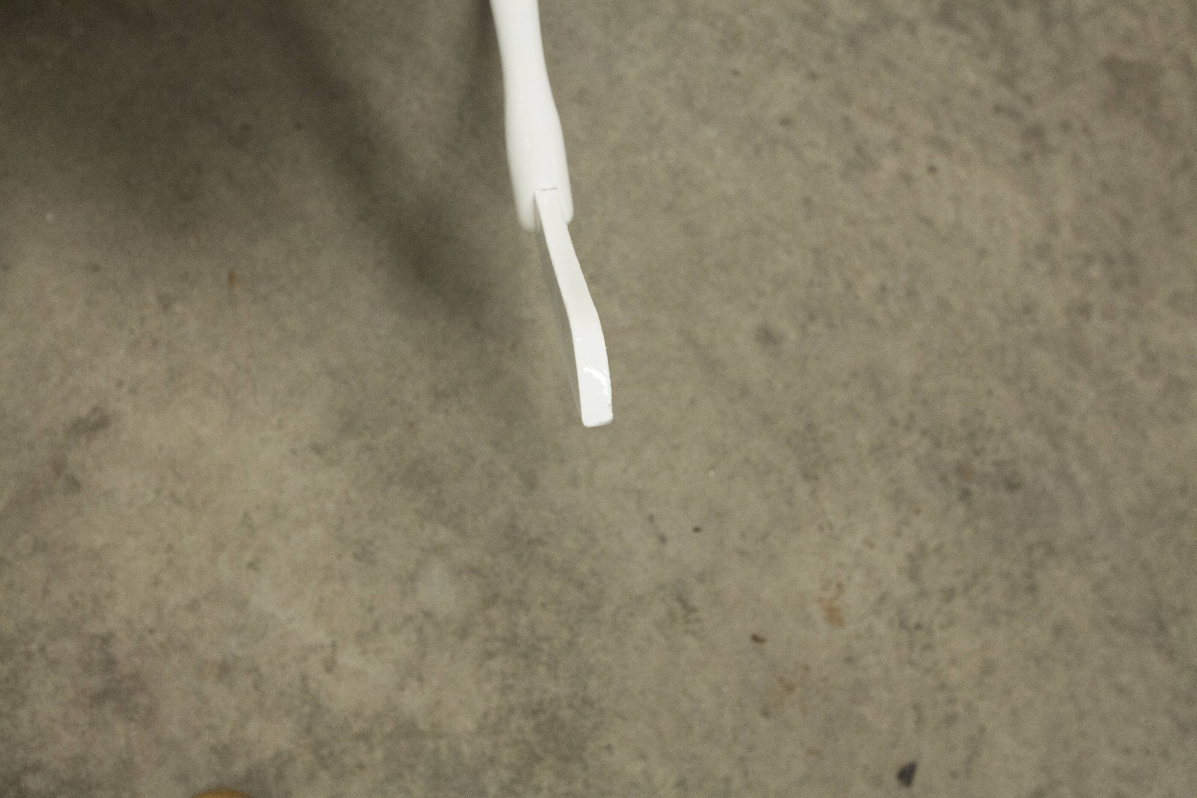 Grandessa rocking chair in white beech by Lena Larsson 1960 for Nesto