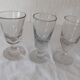 3 antique bubble glasses absinthe bistro