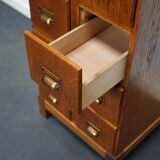 Vintage apothecary furniture in oak, Germany, 1940s