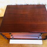 Storage box has vintage covers, 50s