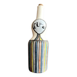 Bouteille "Fine" en faïence Roger Capron Vallauris