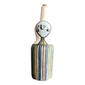 “Fine” earthenware bottle Roger Capron Vallauris