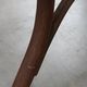 Elegant antique Thonet design side table from the early 20th century with a natural stone top