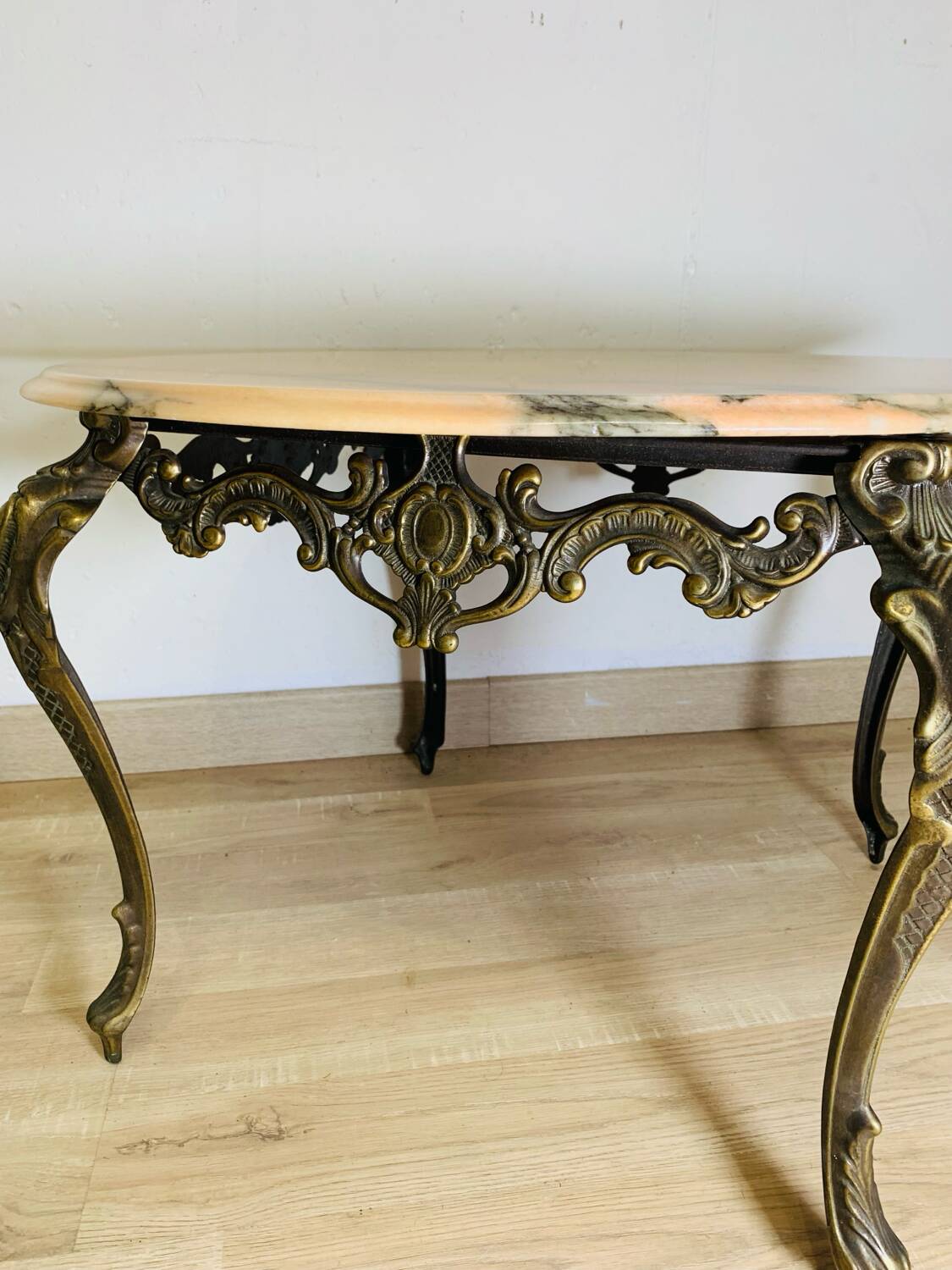 70's marble coffee table