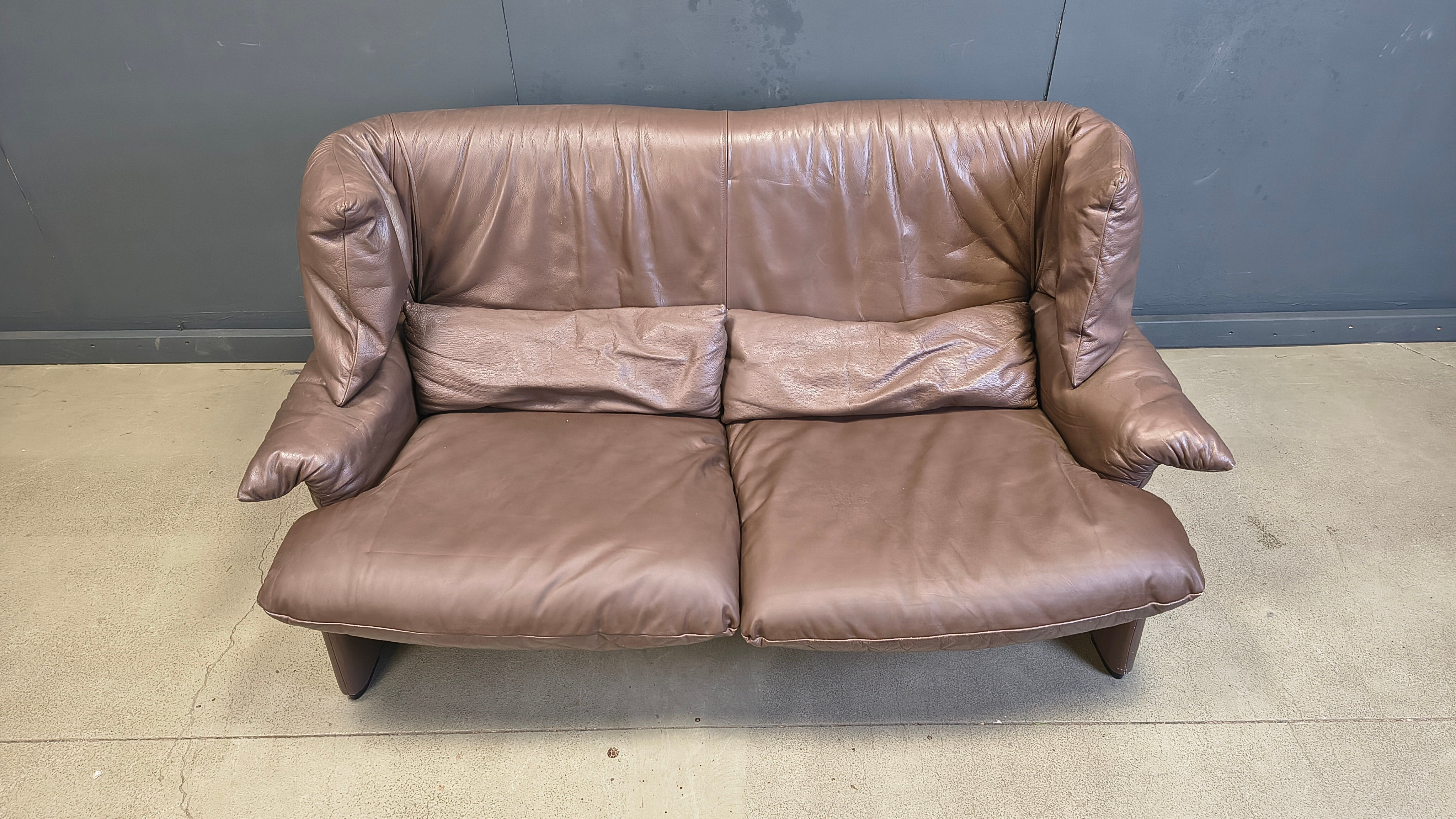 Canapé Porto Venere par Vico Magistretti pour Cassina, années 1970.