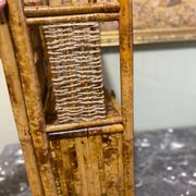 Vintage bamboo shelf