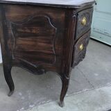 Louis XV sauté pan curved on all sides with 2 drawers on the front