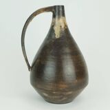 Vase en céramique moderne danoise, poterie d'atelier conny walther, danemark, années 1960-1970