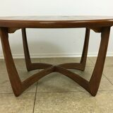 70s teak side table