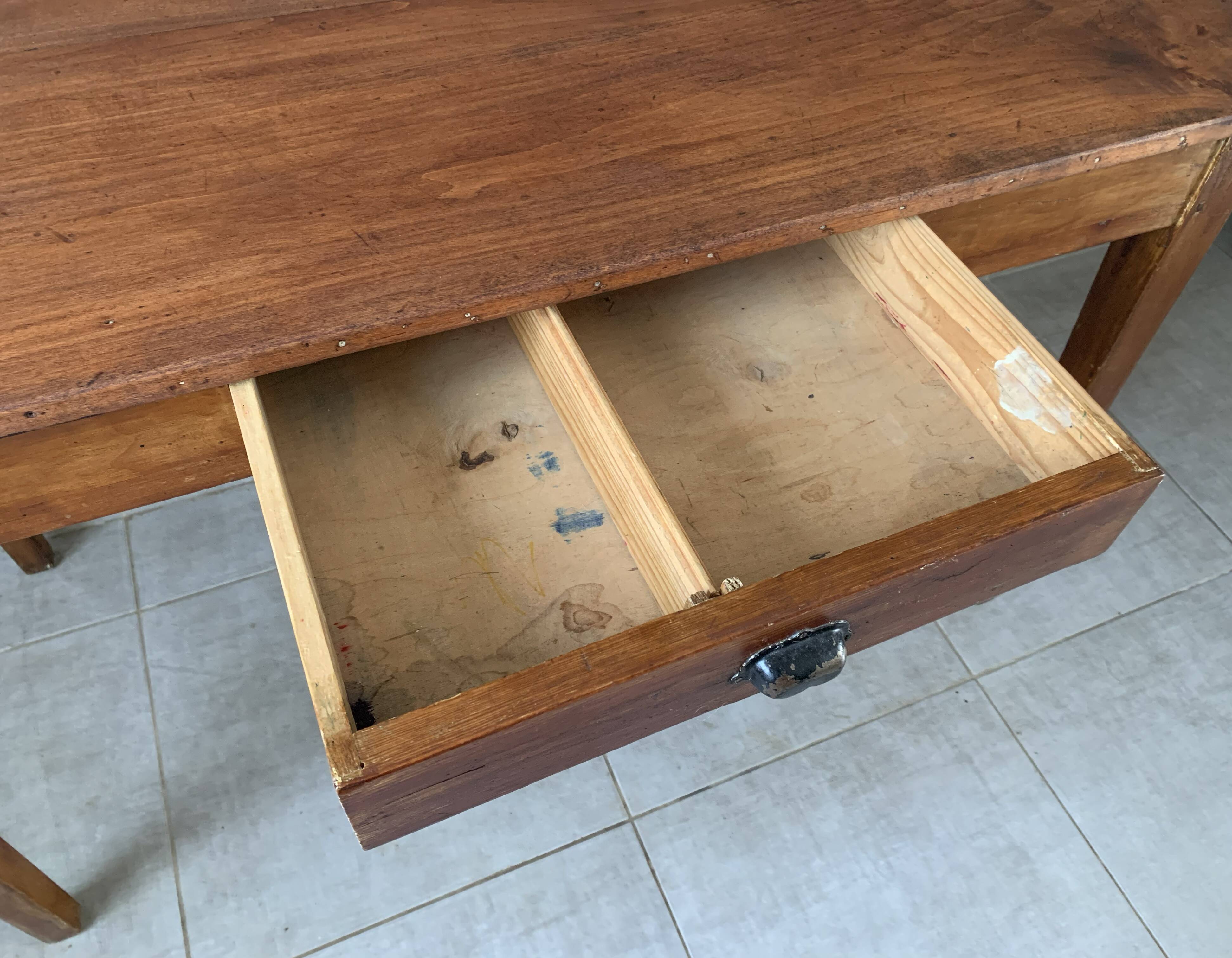 Vintage oak desk / table from the 1950s