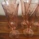 6 Rosaline Luminarc champagne glasses